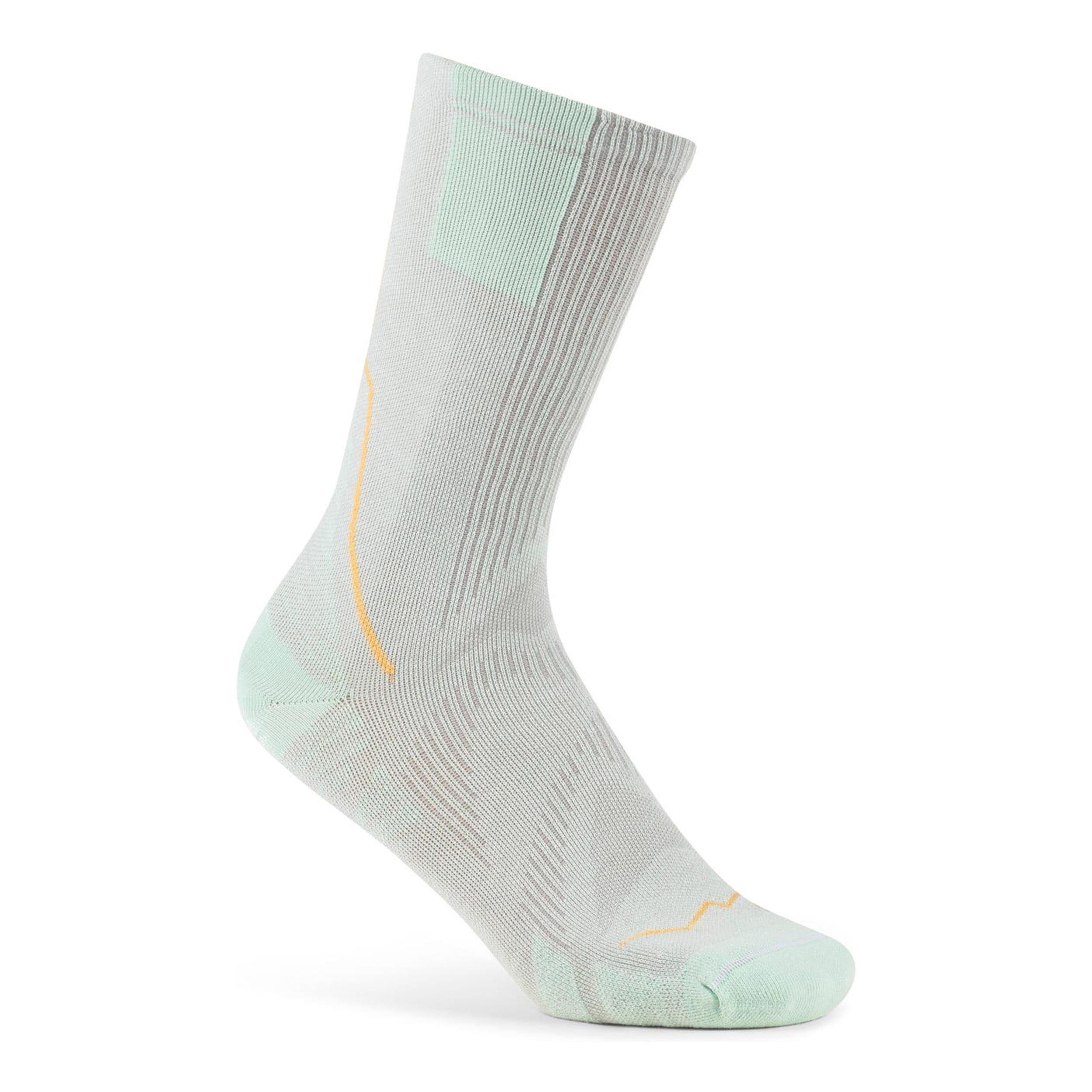 Buff Coolnet Crew  Laufsocken Unisex-grün, mehrfarbig