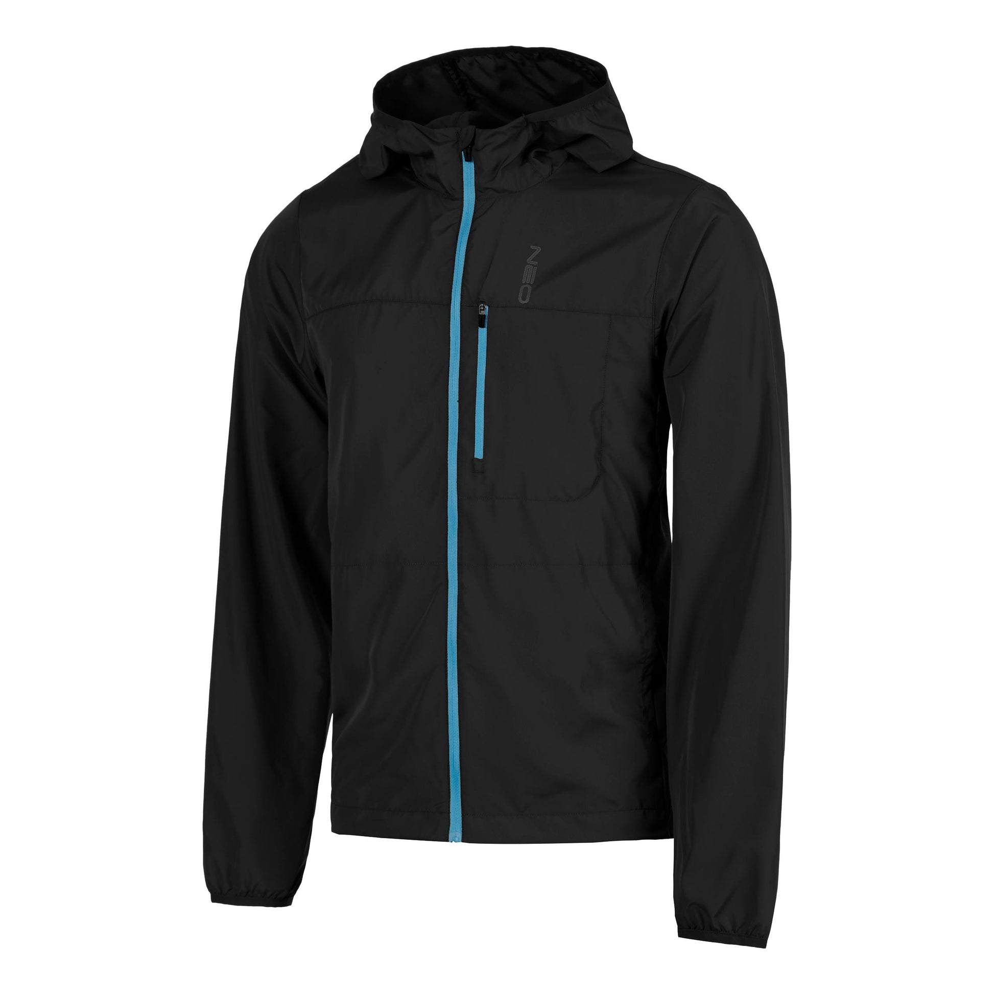 NEO Feel the Vybe Fly Laufjacke Herren-schwarz, türkis