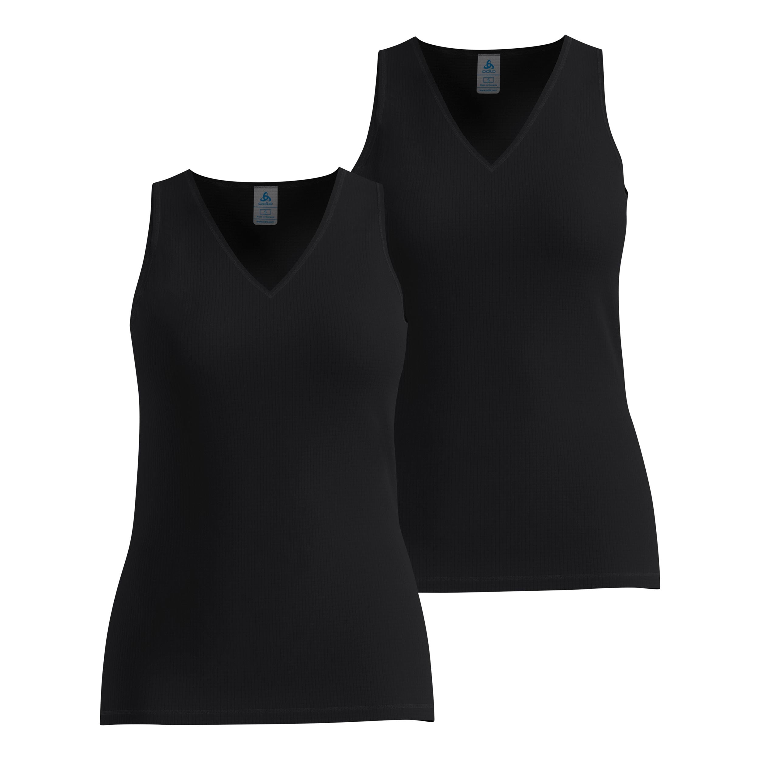 Odlo Active Light 2 pack Unterhemd Damen-schwarz