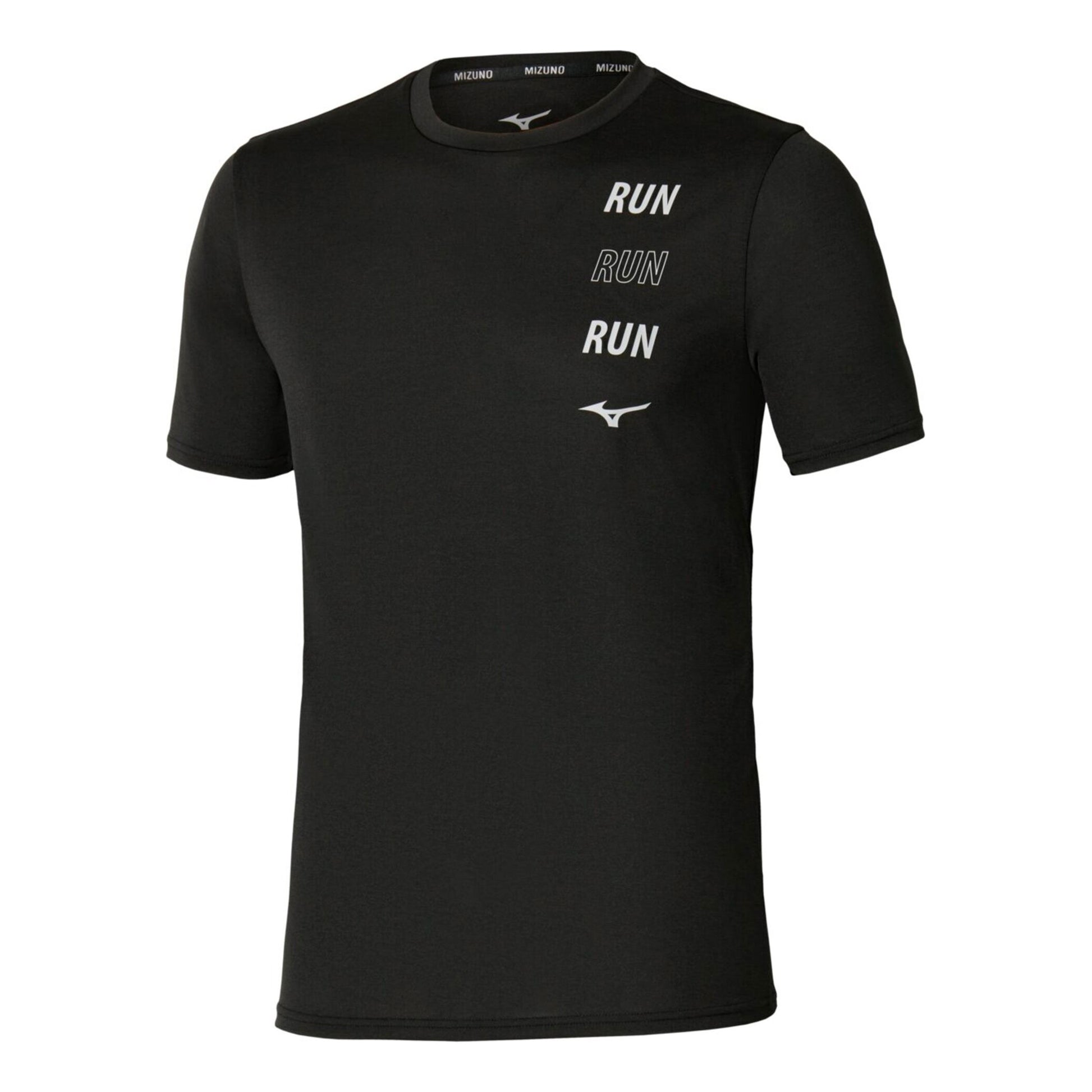 Mizuno Core Run Laufshirt Herren - schwarz