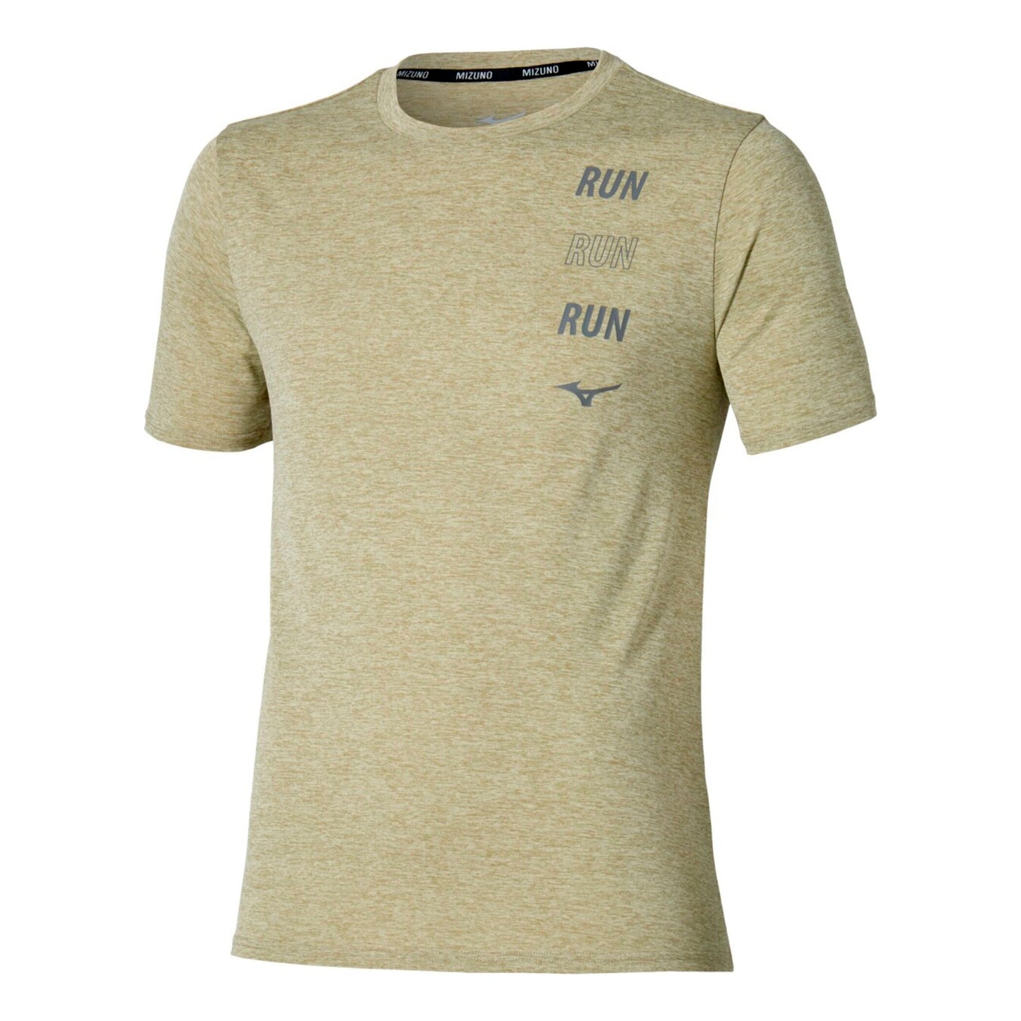 Mizuno Core Run Laufshirt Herren - beige