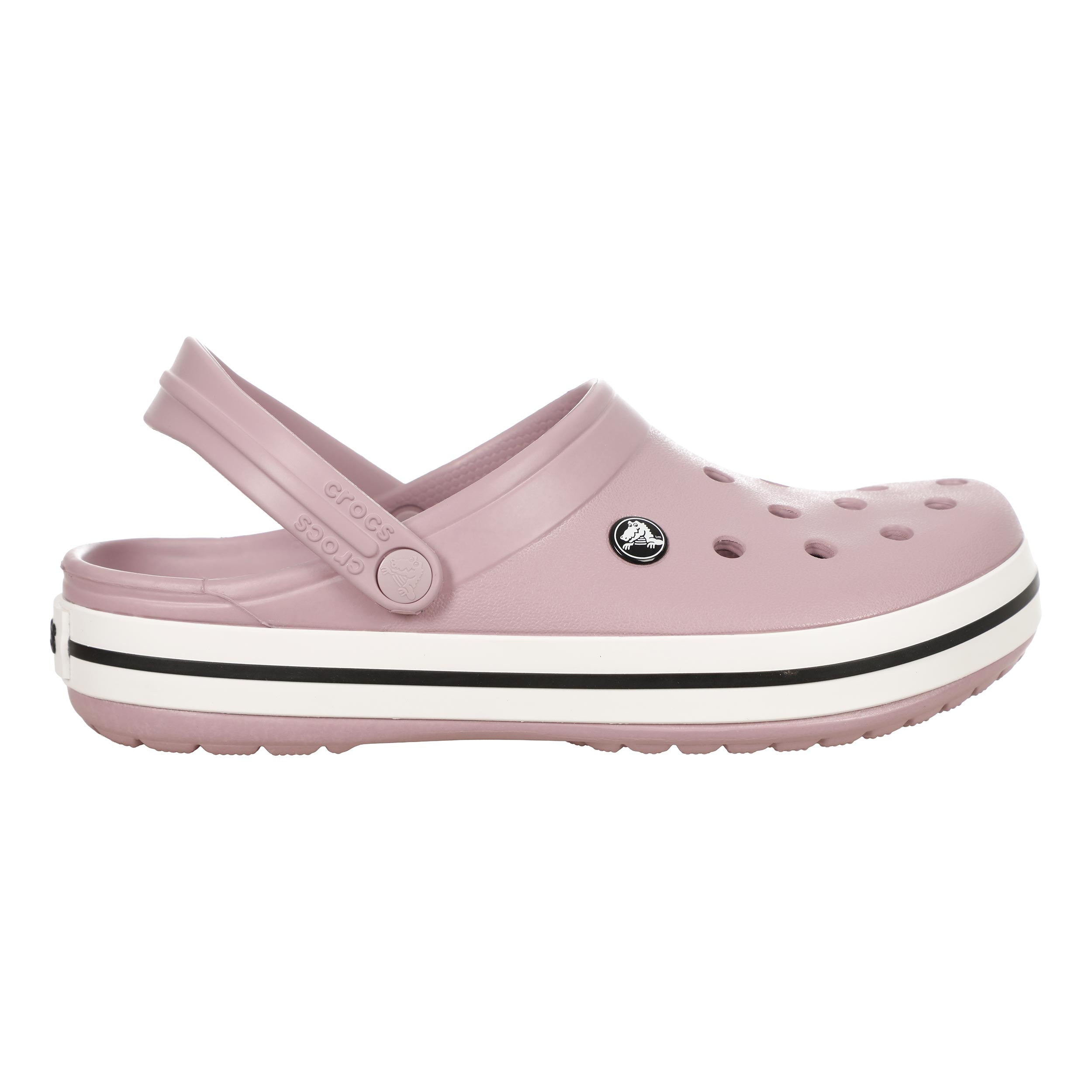 Crocs Crocband Clog Badelatschen Unisex - flieder, weiß