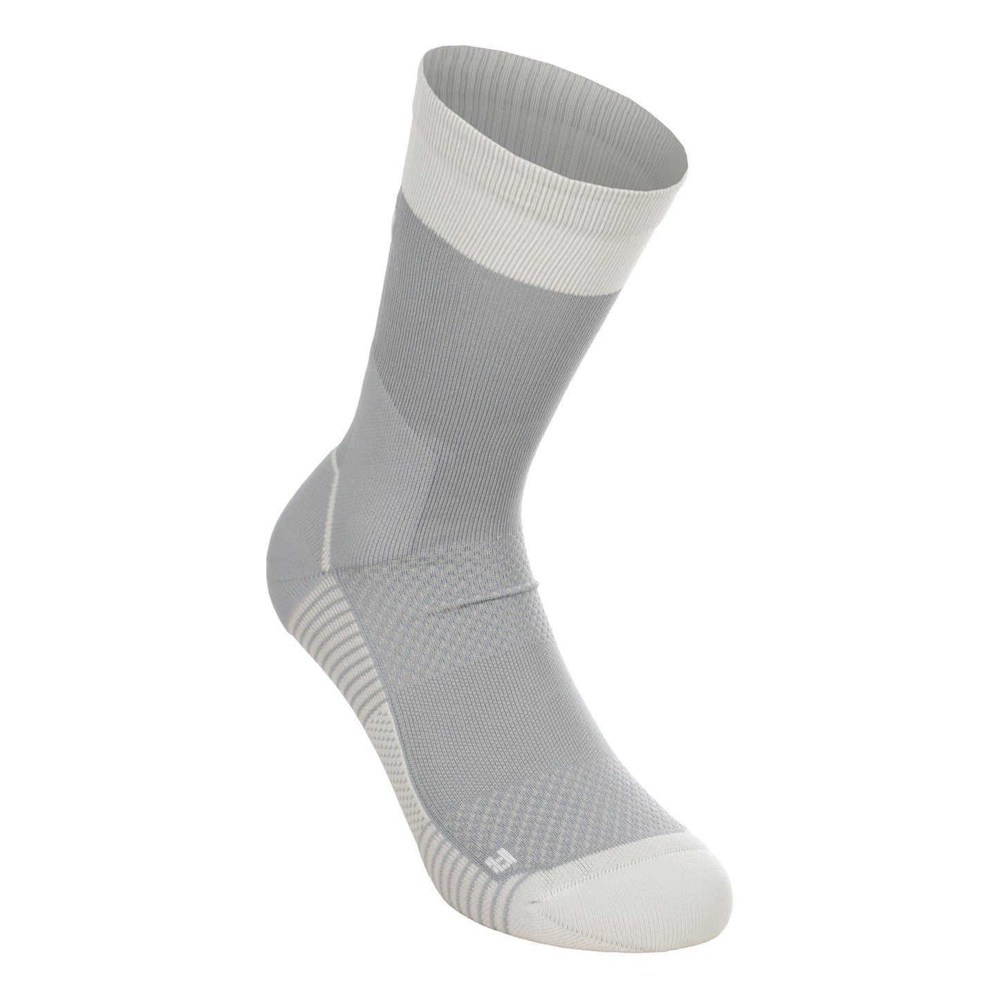 The North Face Trail Run Crew Laufsocken Unisex - grau, creme