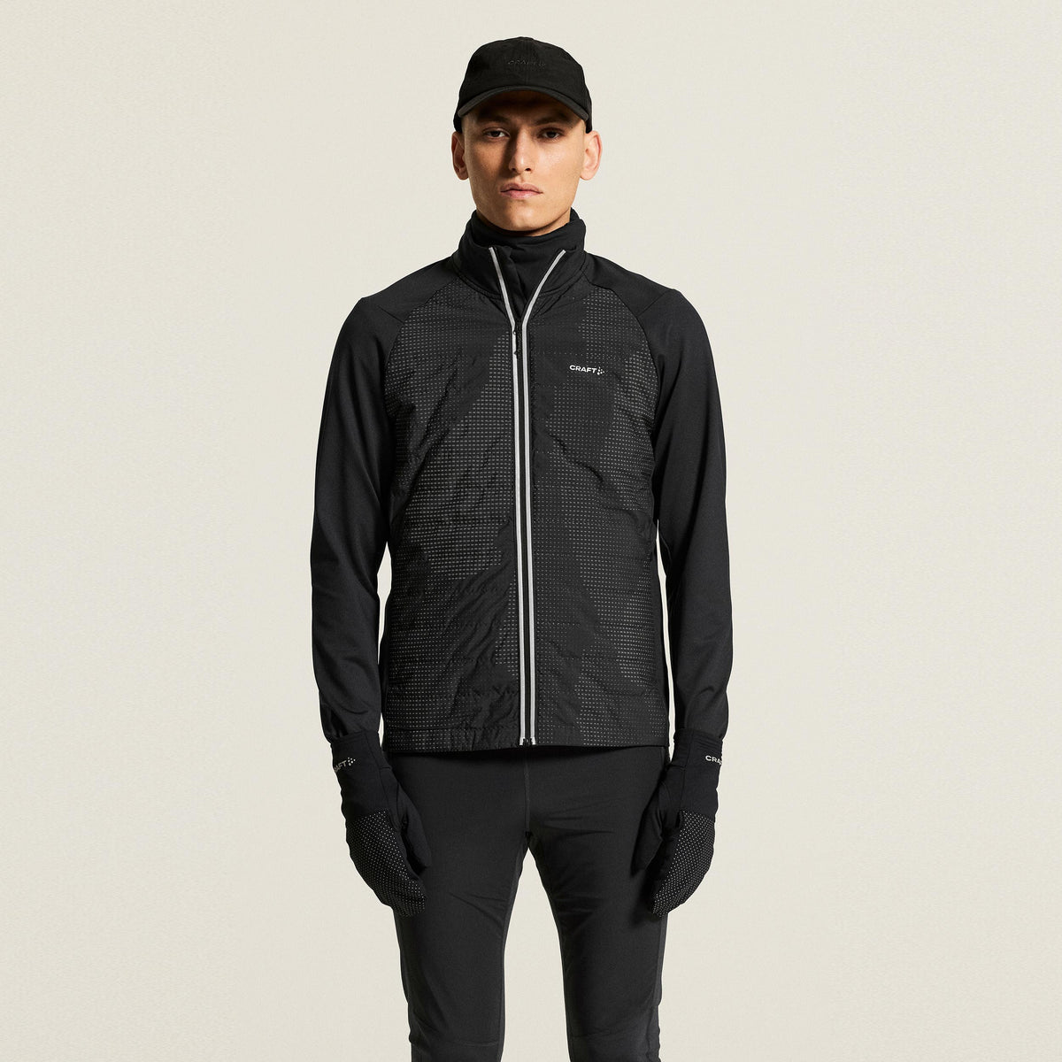 Craft SubZ Lumen Laufjacke Herren - schwarz, grau