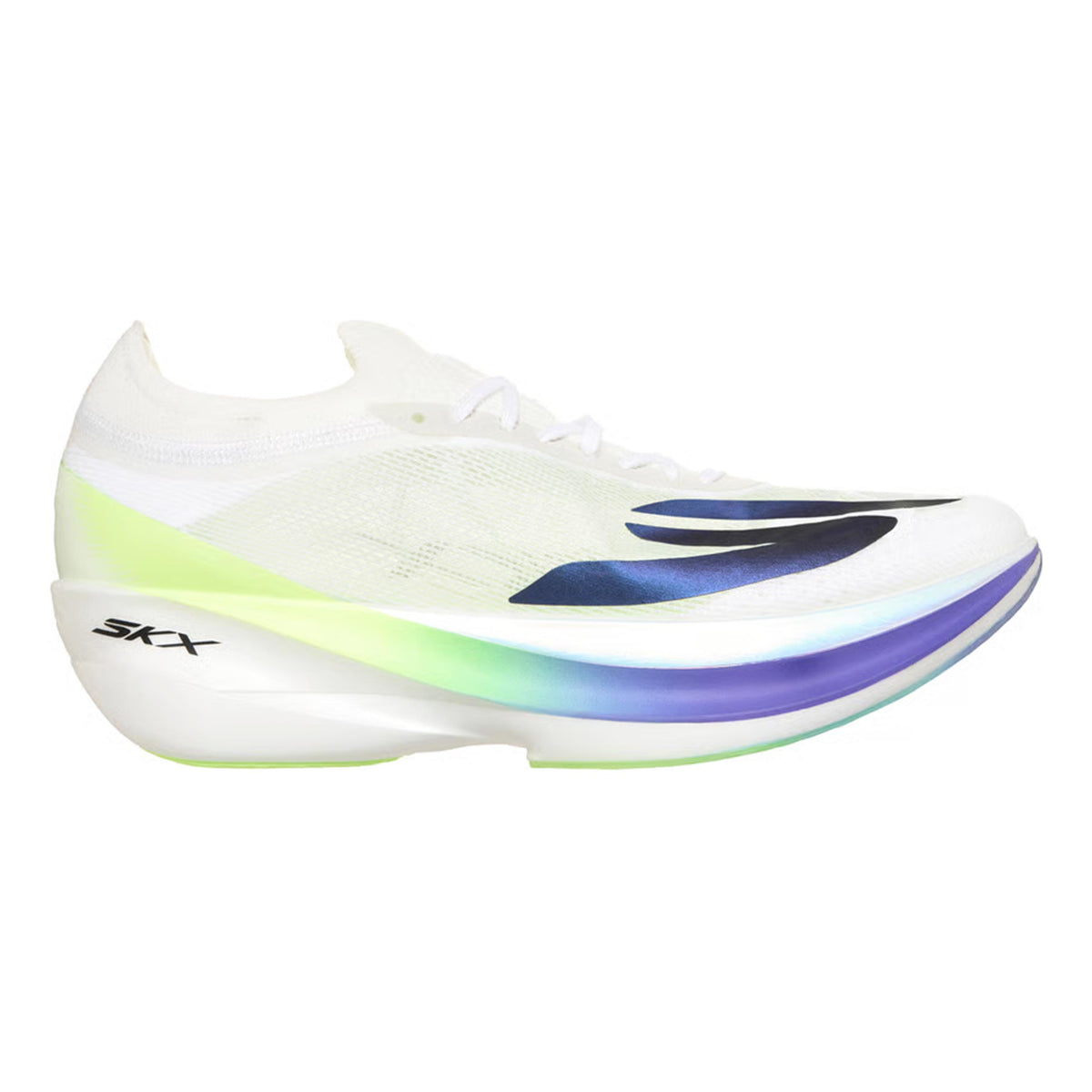Skechers AKX Aero Elite Wettkampfschuh Herren - weiß, limette