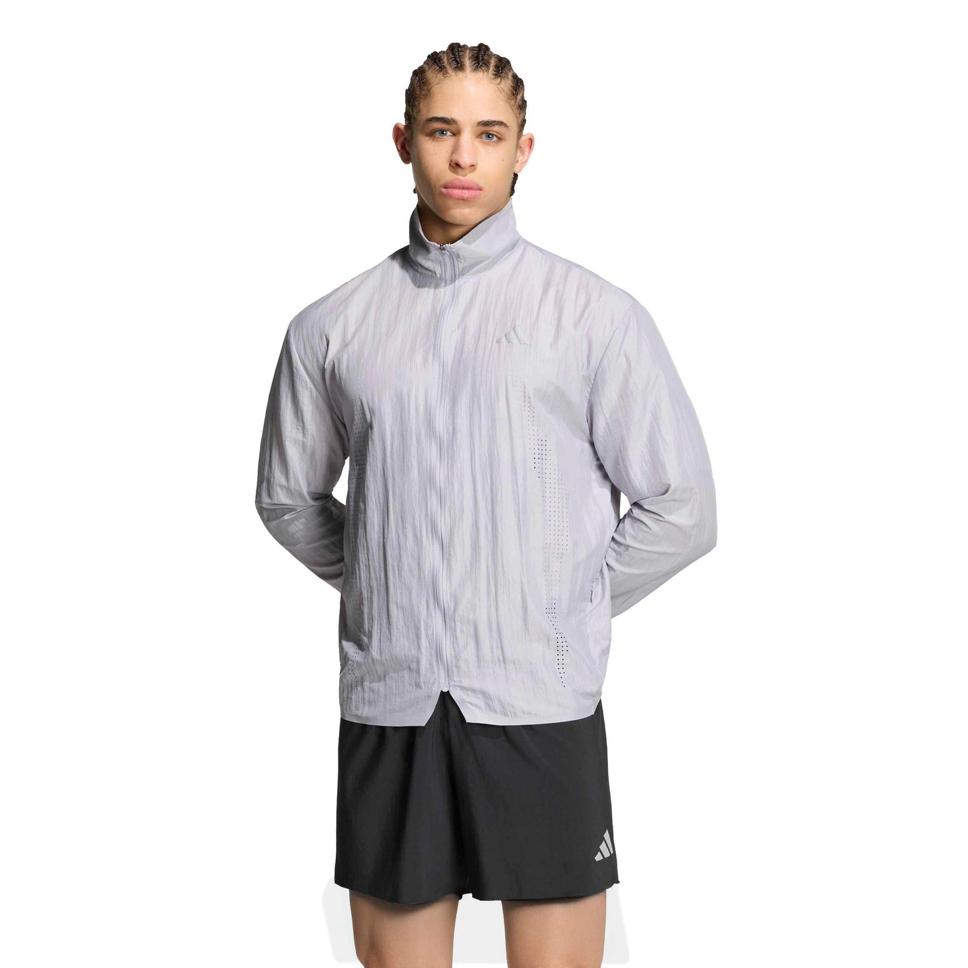 adidas adi365 Aspyre Laufjacke Herren - grau