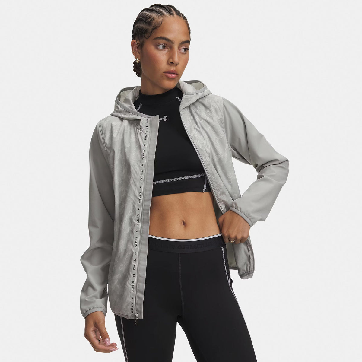 Under Armour Velociti ColdWeather Storm  Laufjacke Damen - grau