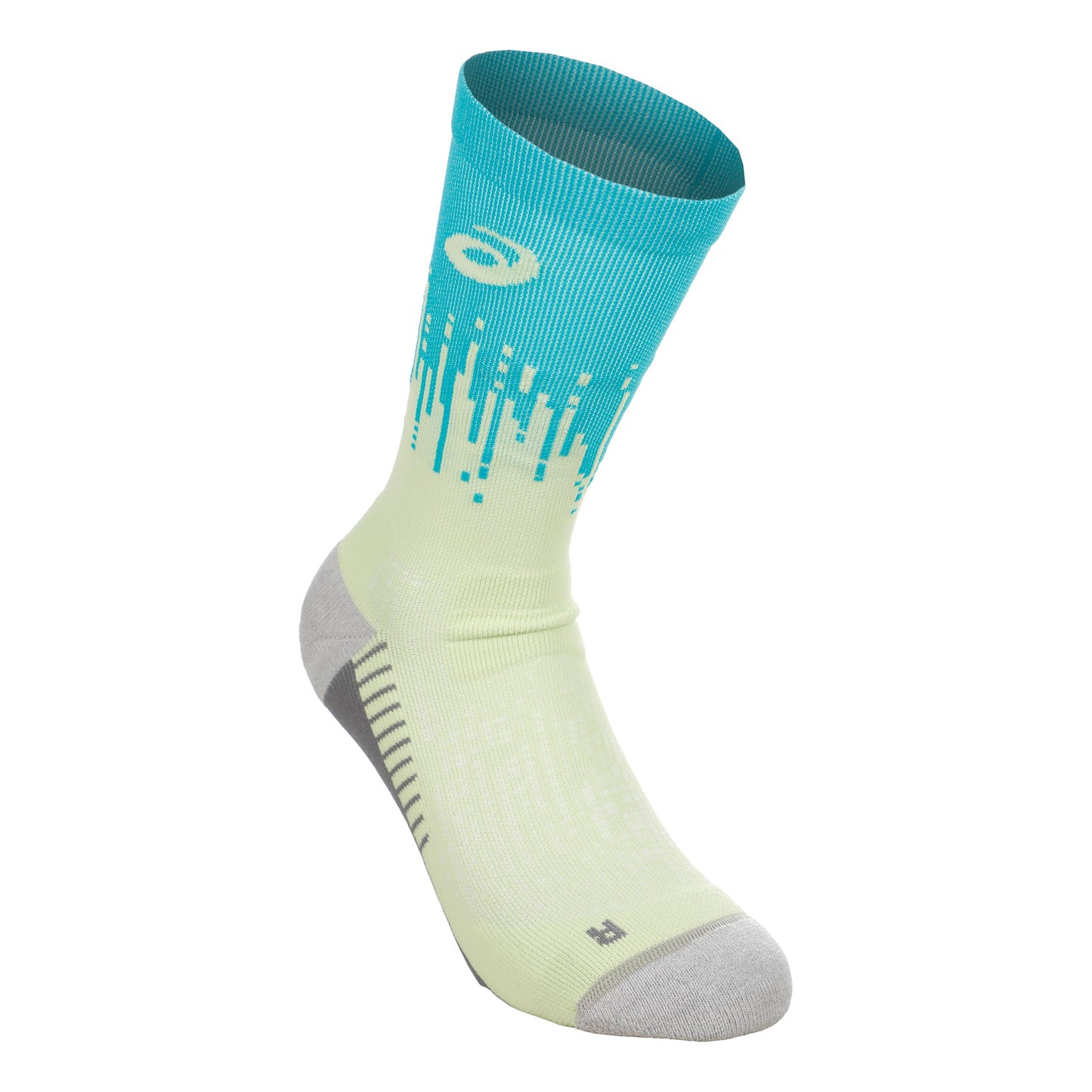 ASICS Performance Crew  Laufsocken - türkis, neongelb