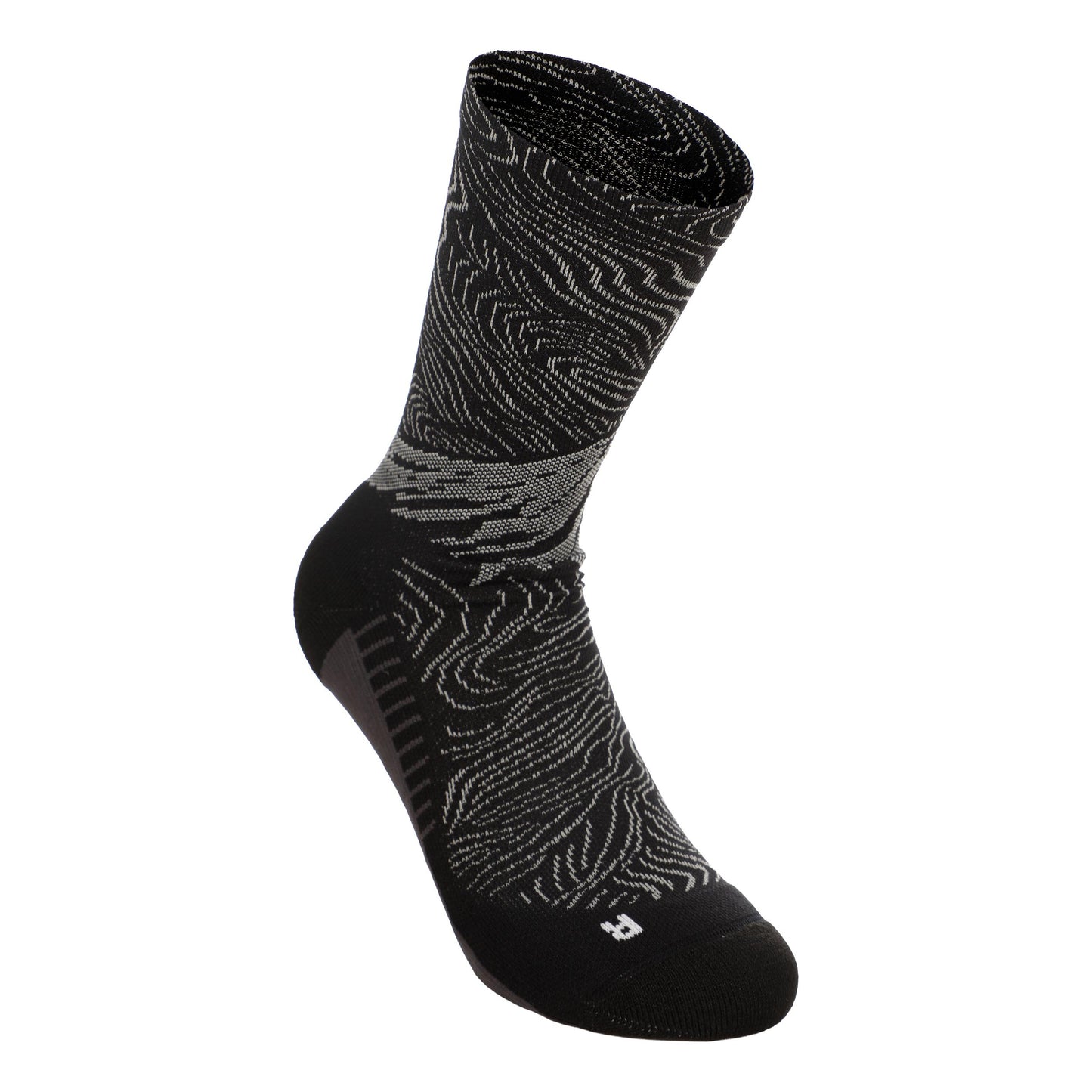 ASICS Fujitrail Graphic Crew  Laufsocken - schwarz, grau
