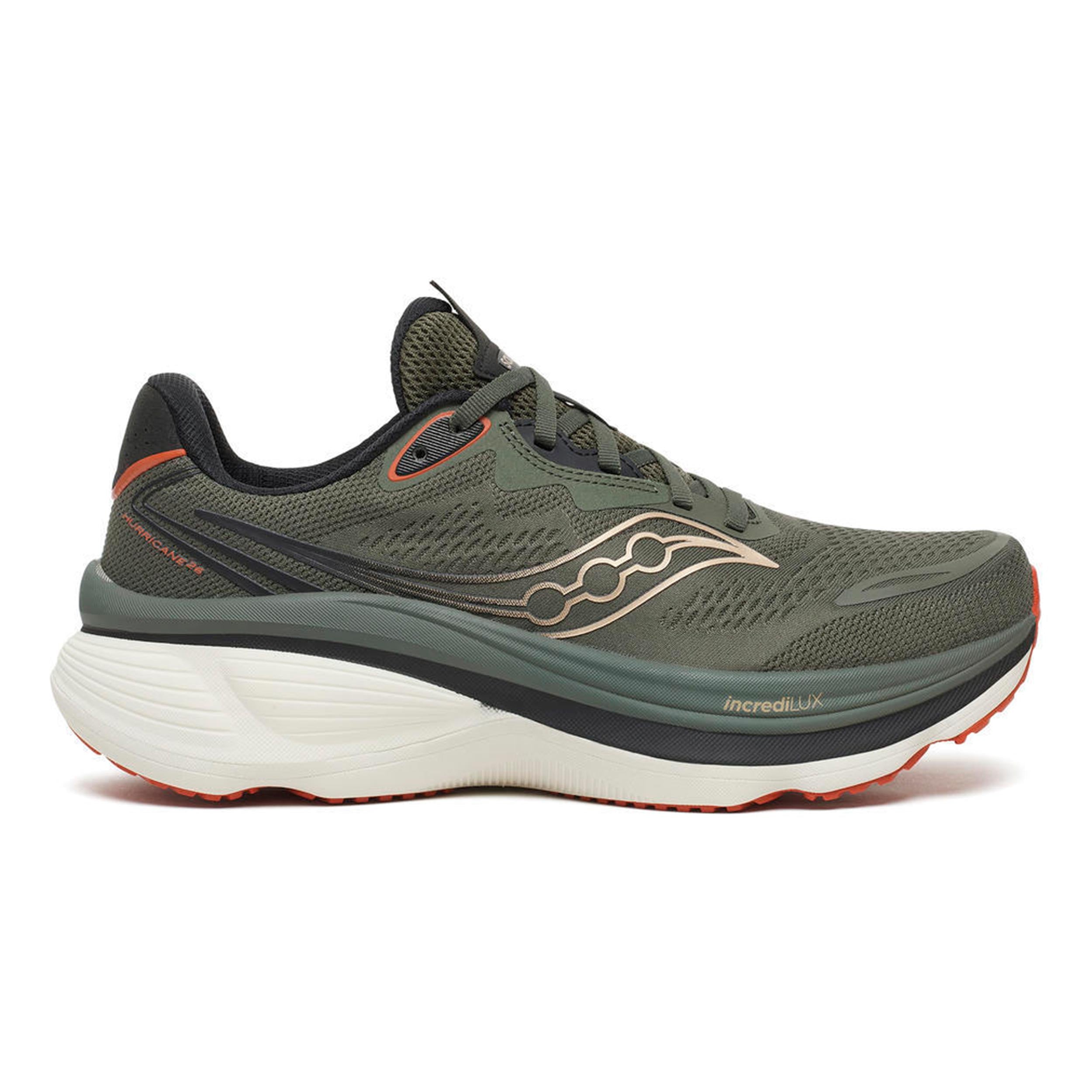 Saucony Hurricane 26 Stabilitätsschuh Herren - oliv, schwarz