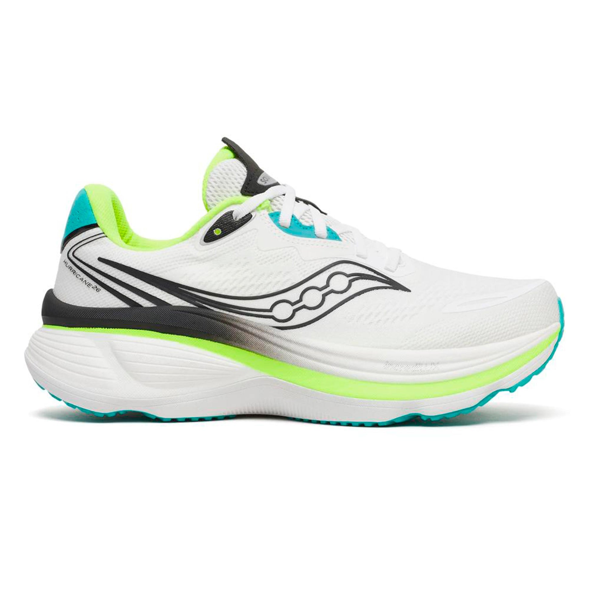 Saucony Hurricane 26 Stabilitätsschuh Herren - weiß, mehrfarbig