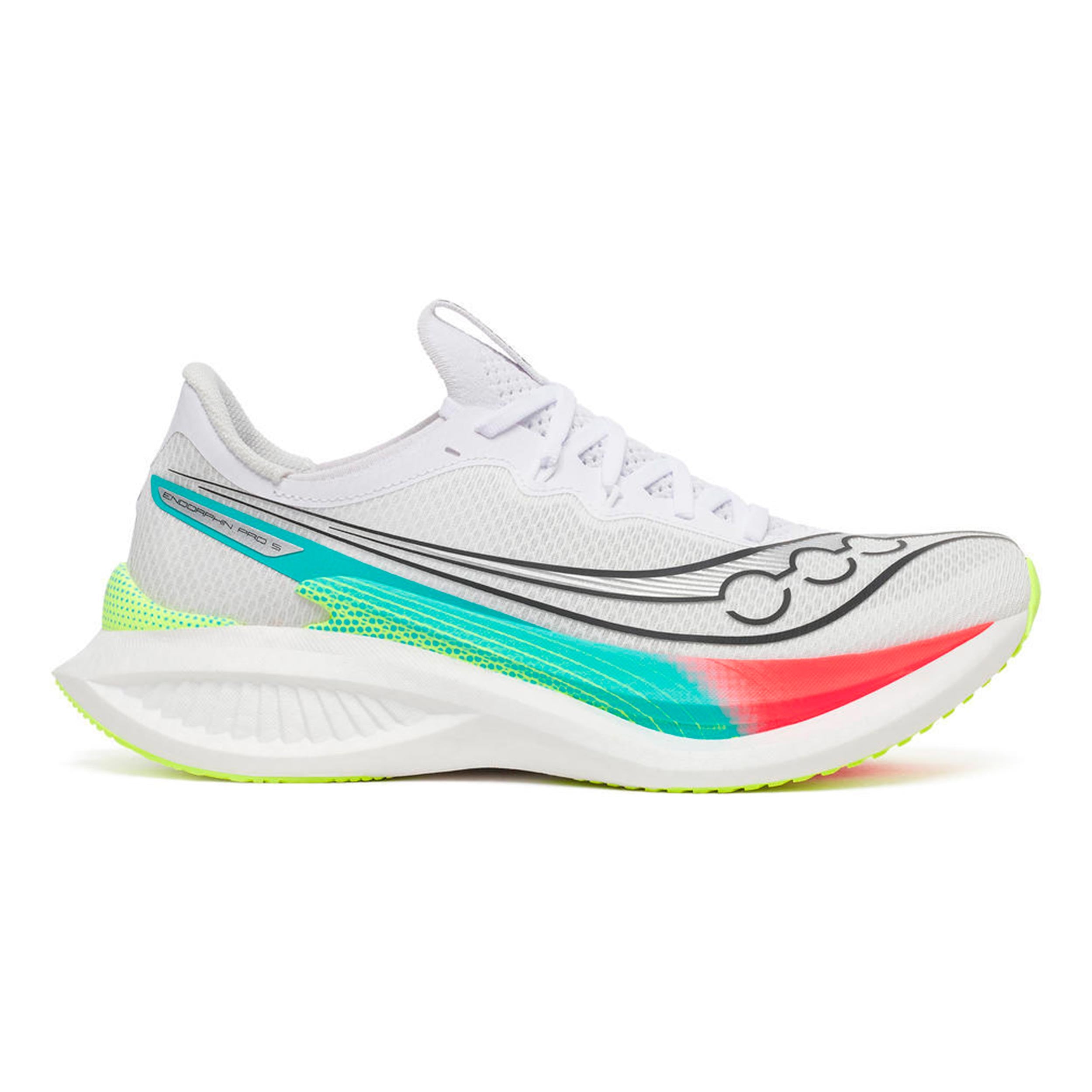 Saucony Endorphin Pro 5 Wettkampfschuh Herren - weiß, mehrfarbig