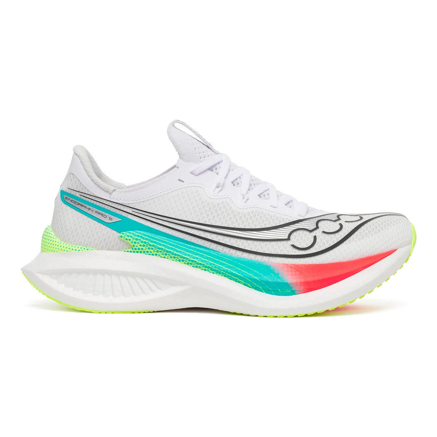 Saucony Endorphin Pro 5 Wettkampfschuh Herren - weiß, mehrfarbig