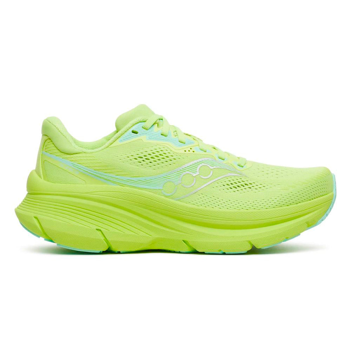 Saucony Guide 19 Stabilitätsschuh Damen - neongelb, mint
