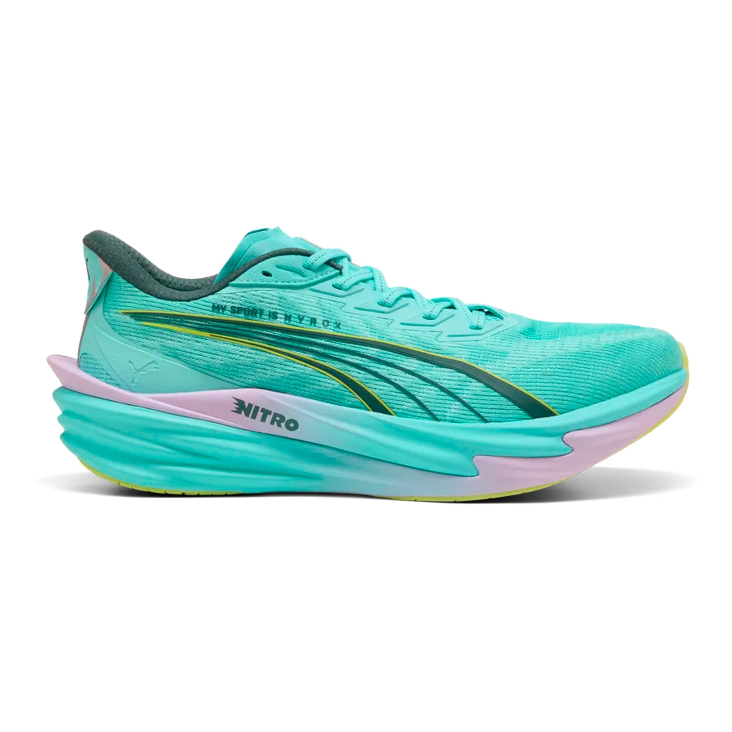 Puma Deviate Nitro 4 HYROX Neutralschuh Herren - türkis, flieder