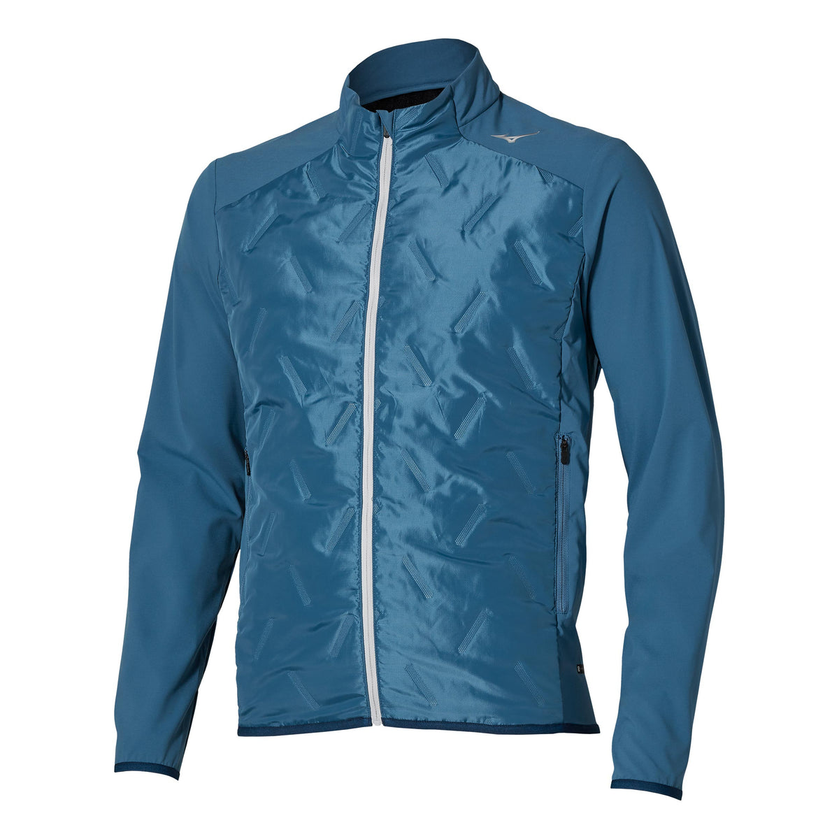 Mizuno Tech Techfill Breaththermo  Laufjacke Herren - blau