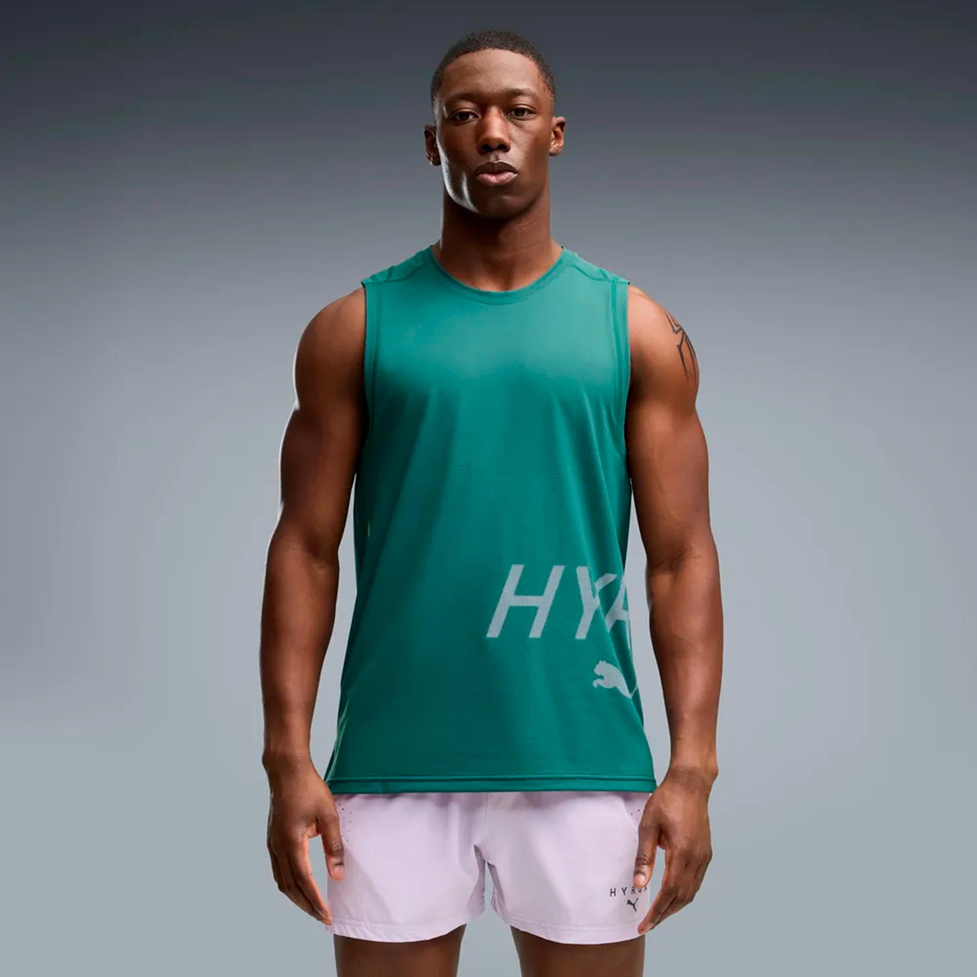 Puma HYROX PWRMODE Training  Laufshirt Herren - grün
