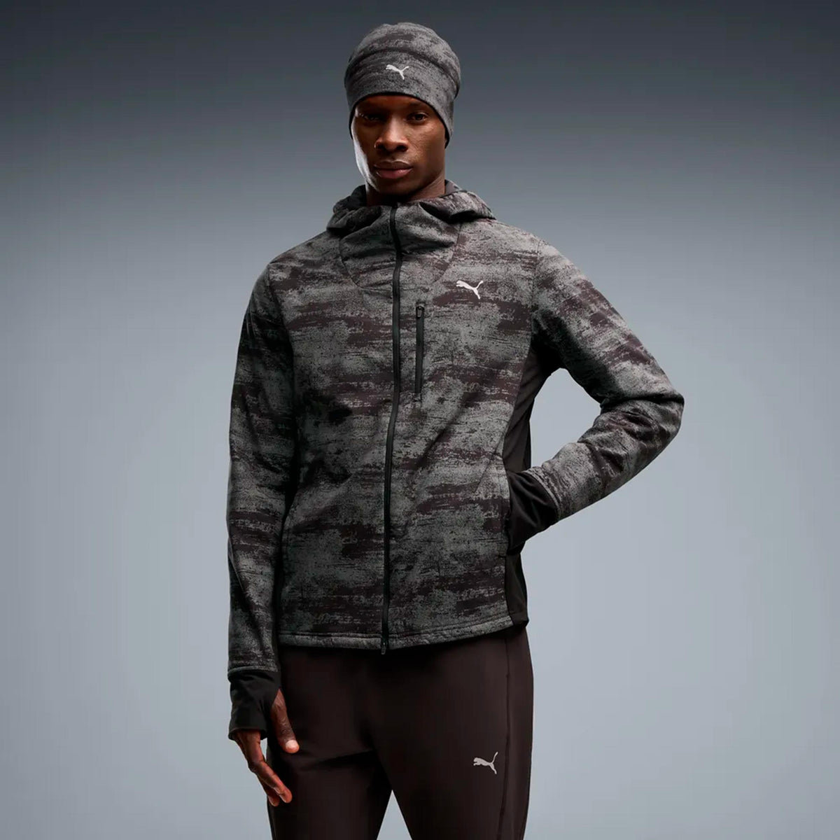 Puma Brightstride Primaloft  Laufjacke Herren - schwarz
