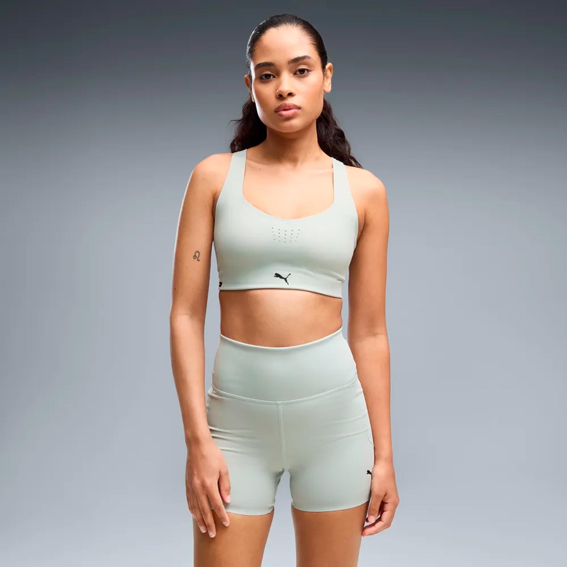 Puma PWRMODE  Sport-BH Damen - hellgrün