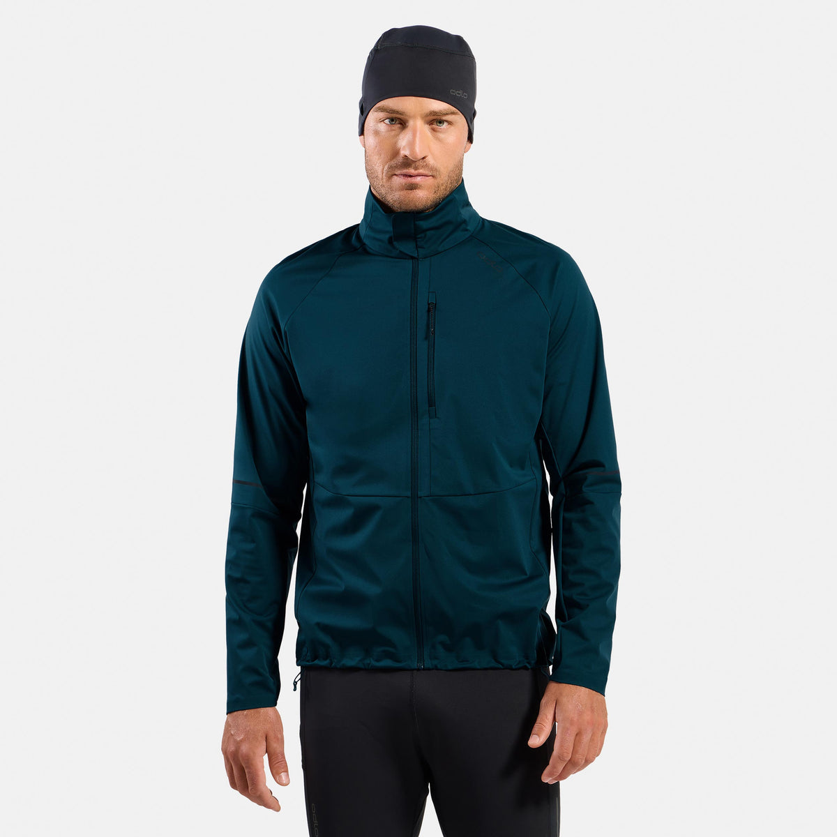 Odlo Zeroweight Pro Windproof  Laufjacke Herren - petrol