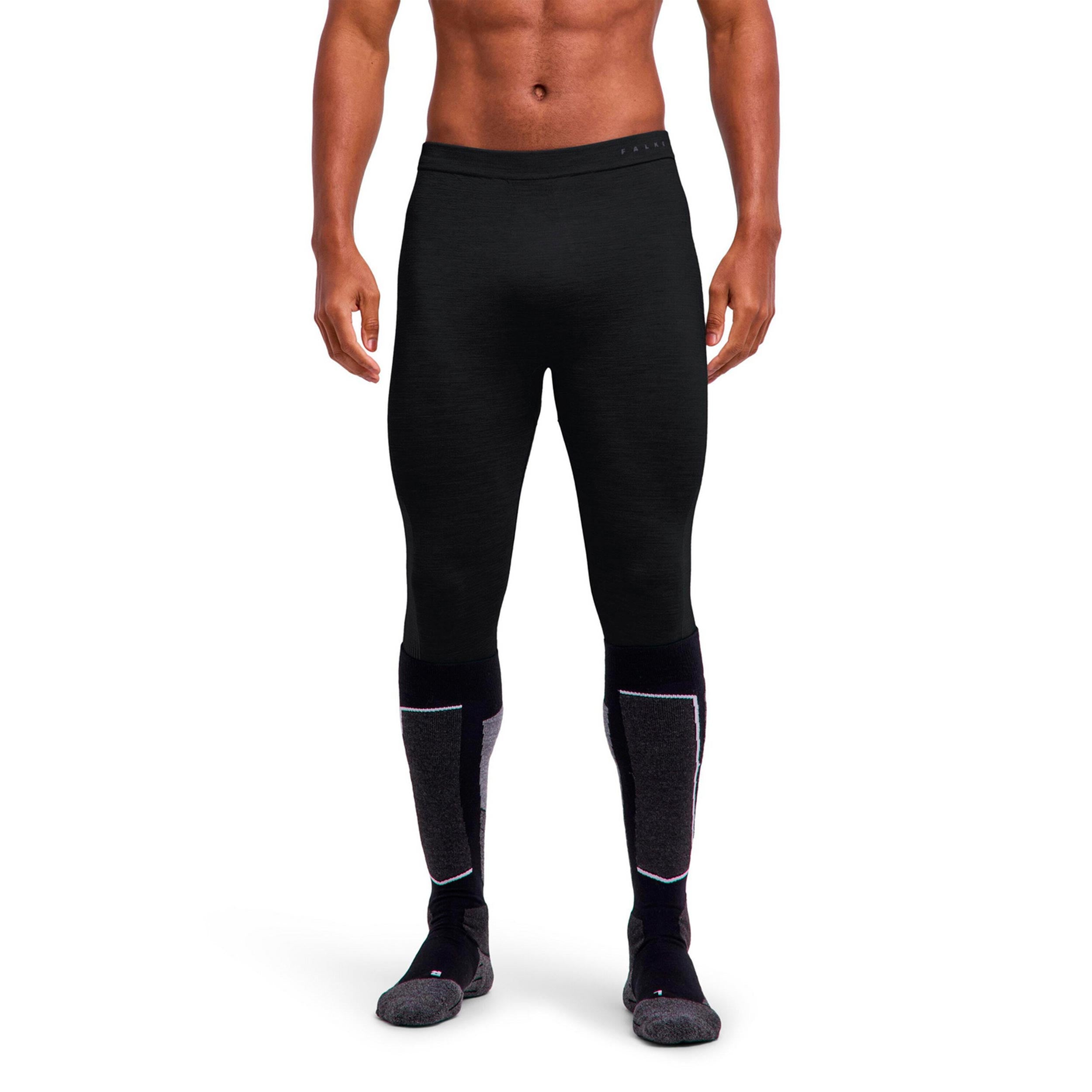 Falke Wool Tech Light 3/4  Tight Herren - schwarz