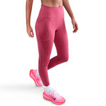 Nike Bekleidung Nike Swift Tight Lauftight Damen-berry, silber