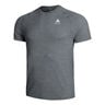 Crew Neck Essential Seamless Laufshirt Herren-Grau