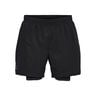 Dallas 2in1 Shorts Herren-Schwarz
