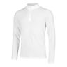 Seamless Stride 1/4 Zip Longsleeve Herren-Weiß