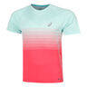 Seamless Laufshirt Herren - orange, mint