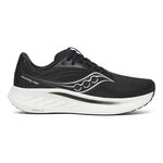 Saucony Laufschuhe Saucony Ride 18 Wide Neutralschuh Herren-Schwarz,Weiß