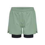 Newline Bekleidung Newline Dallas Shorts 2in1 Shorts Damen-Grün