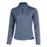 Therma-FIT One Half-Zip Laufshirt Damen-Blau,Wei&szlig;