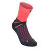 Run Performance Mid Cut  Laufsocken Damen-koralle