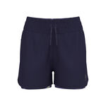 Odlo Bekleidung Odlo Zeroweight Print 3in 2in1 Laufshorts Damen-Dunkelblau