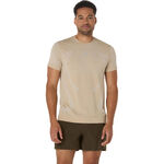 ASICS Bekleidung ASICS Road Seamless Laufshirt Herren-Beige