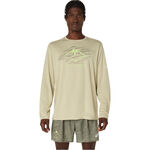ASICS Bekleidung ASICS Fujitrail Logo Laufshirt Herren-Grün