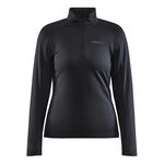 Craft Bekleidung Craft Core Gain Midlayer Laufshirt Damen-Schwarz