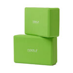 TOOLZ Fitnesszubehör TOOLZ Yoga Block-2pcs (made Of EVA Foam) Yogamatte-Grün