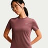 Swift Tee Laufshirt Damen-braun, silber
