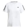 Own The Run B Tee Laufshirt Damen-Wei&szlig;
