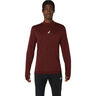 Road Winter Seamless Laufshirt Herren-weinrot