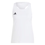 adidas Bekleidung adidas Adizero Essential Tank-Top Damen-Wei&szlig;