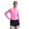 Swift Half-Zip Laufshirt Damen-Pink,Silber