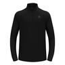 Essential Ceramiwarm 1/2 Zip Laufshirt Herren-Schwarz