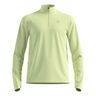 Essential Thermal Midlayer 1/2 Zip Laufshirt Herren - limette, 