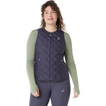 ASICS Bekleidung ASICS Nagino Padded Gilet Laufweste Damen-Blaugrau