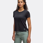 Under Armour Bekleidung Under Armour Launch Camo Laufshirt Damen-Schwarz