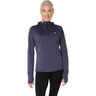 Road Winter Laufshirt Damen-Blaugrau