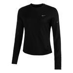Nike Bekleidung Nike Swift Longsleeve Laufshirt Damen-schwarz